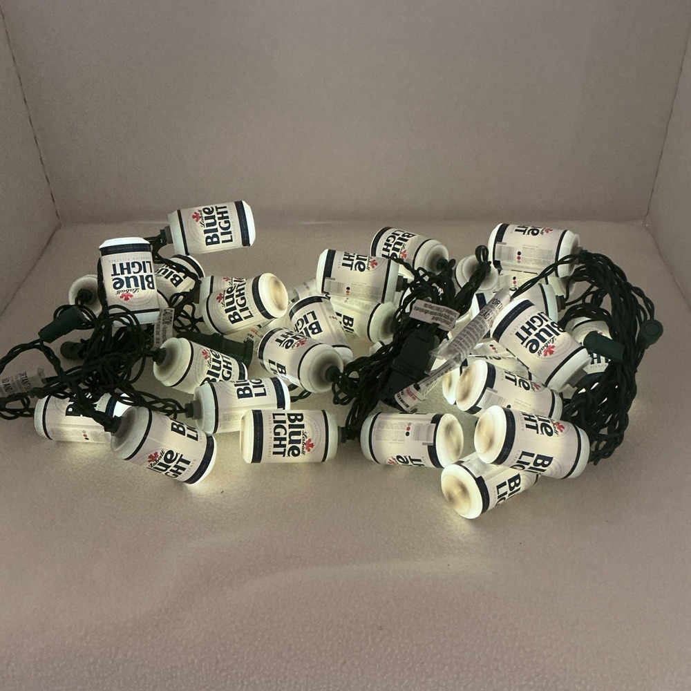 Labatt Blue String Of Lights 3 String Sets With A Total Of 30 Cans 6' Each